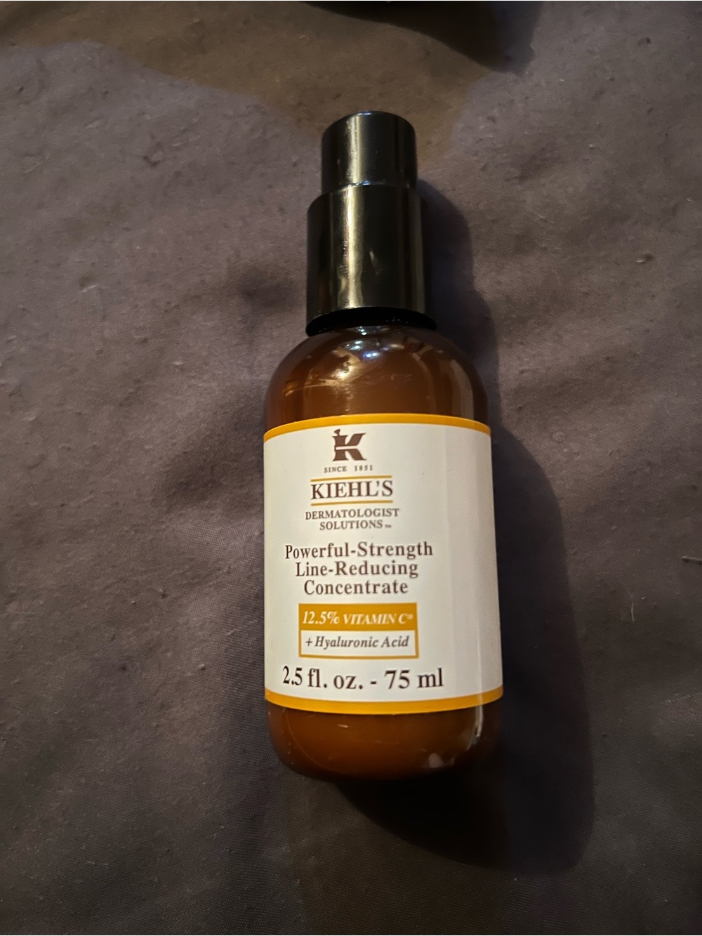 Kiehl's Brown and Black Serum Bottle - Powerful-Strength